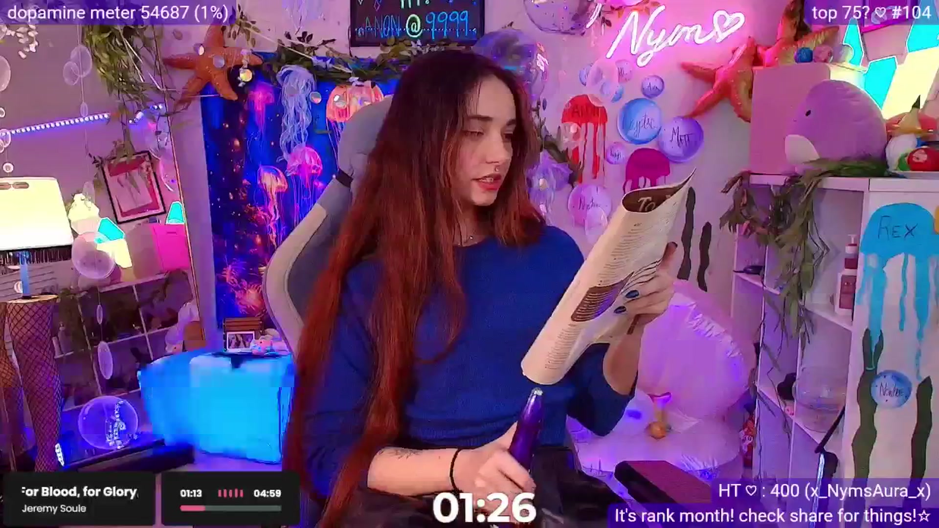 Gallery image thumbnail from Nym_x's myfreecams stream on, 07/23/2025, 04:22 image 4 of 20