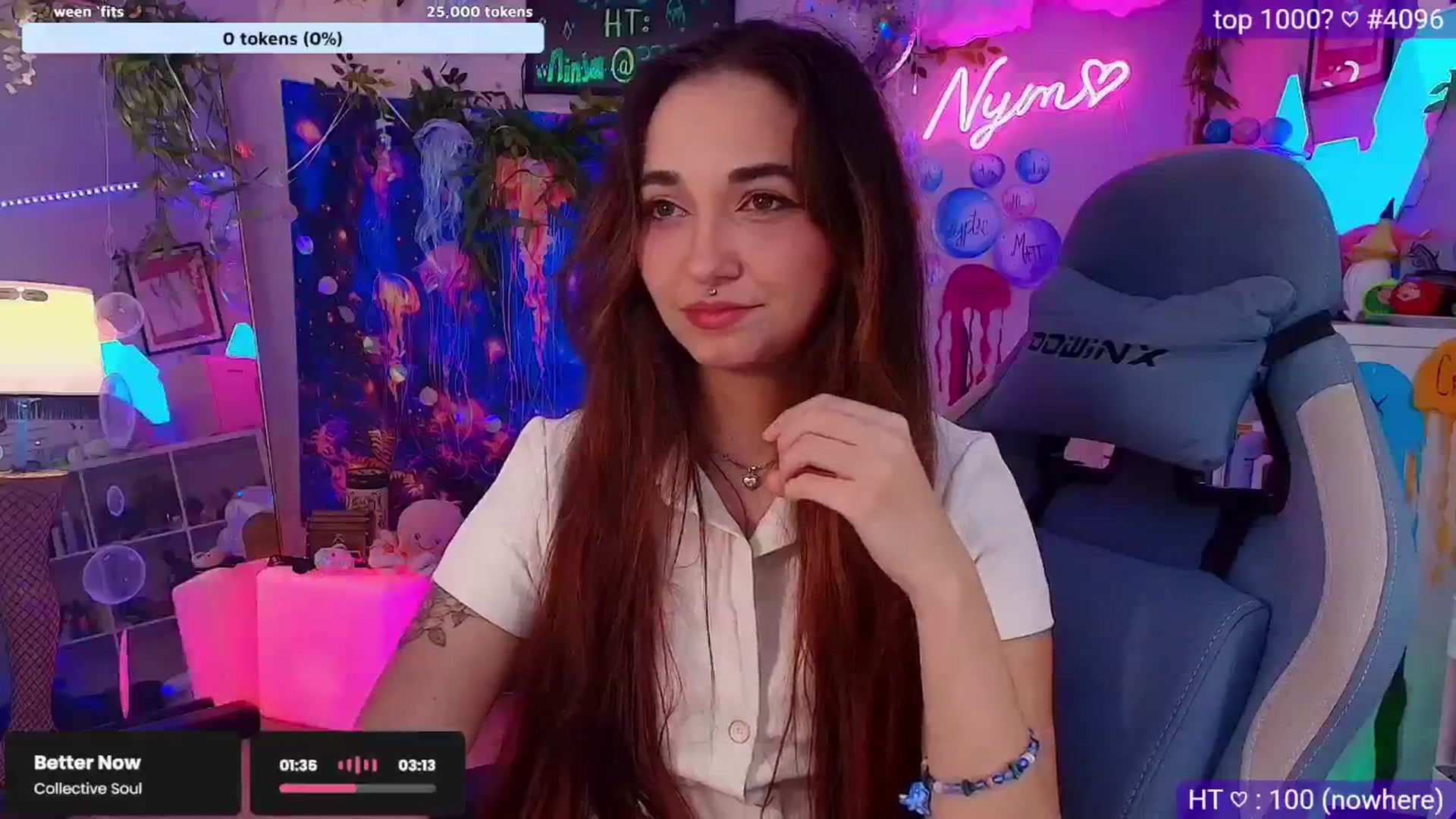 Gallery image thumbnail from Nym_x's myfreecams stream on, 08/10/2025, 04:17 image 7 of 20
