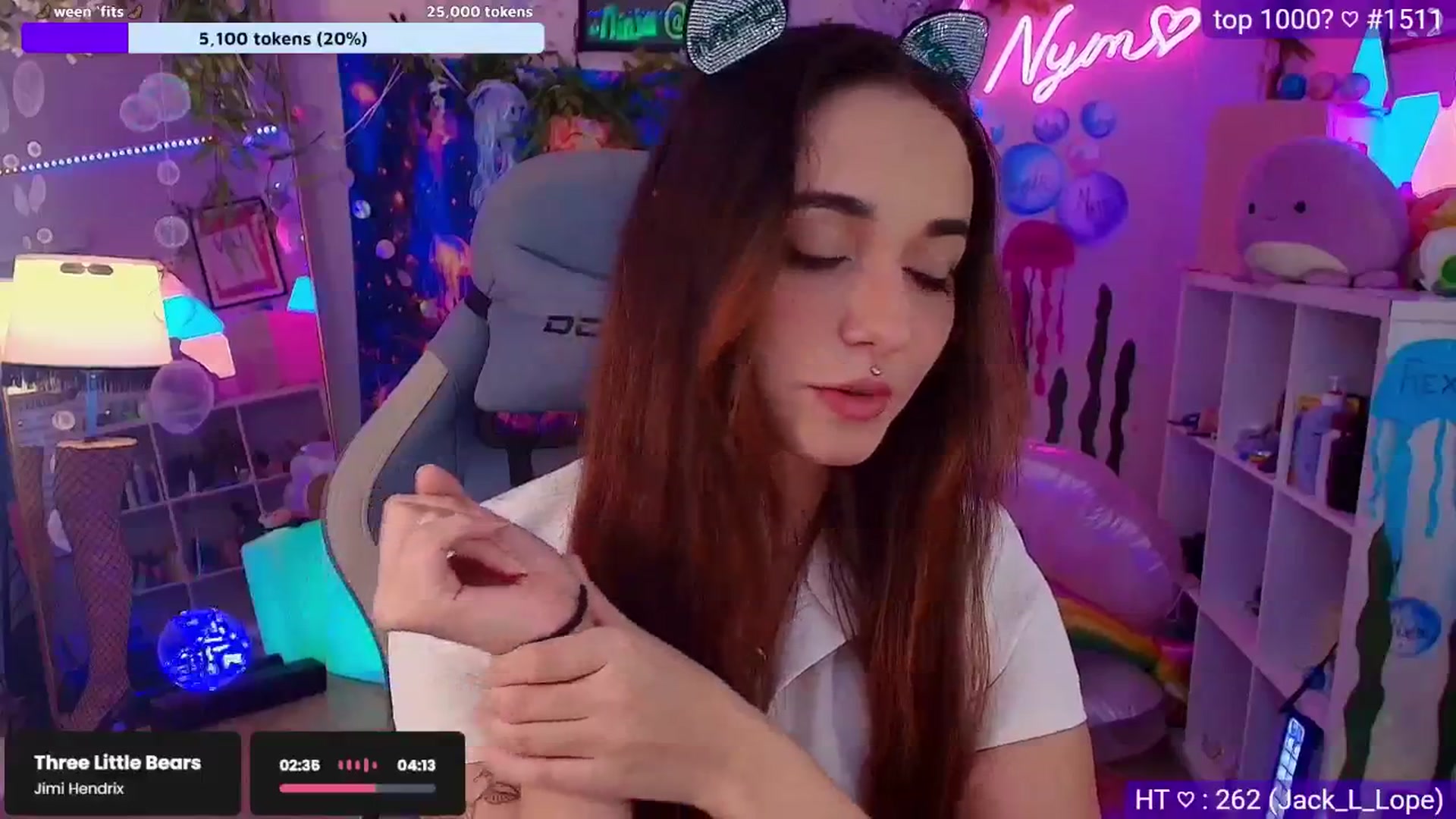 Gallery image thumbnail from Nym_x's myfreecams stream on, 08/10/2025, 04:17 image 19 of 20