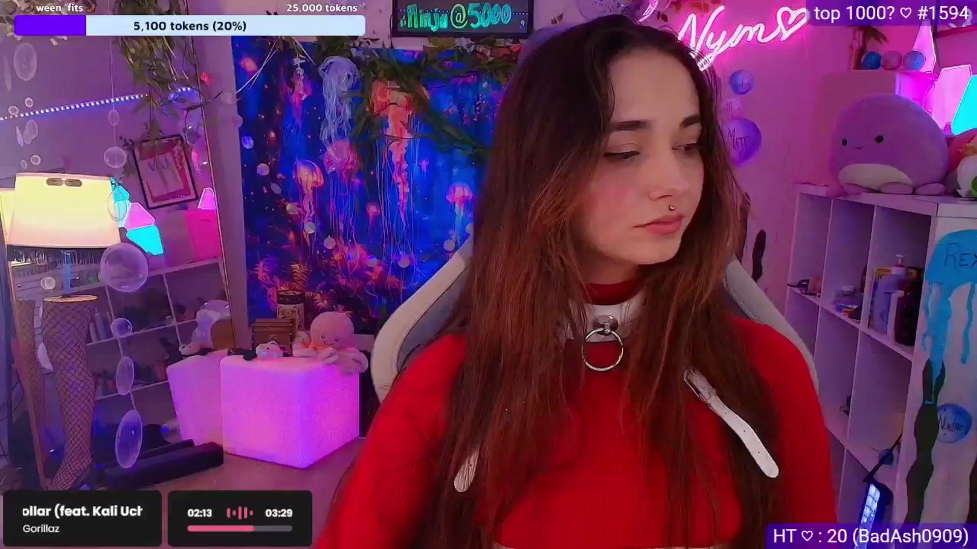 Gallery image thumbnail from Nym_x's myfreecams stream on, 08/11/2025, 03:56 image 6 of 20