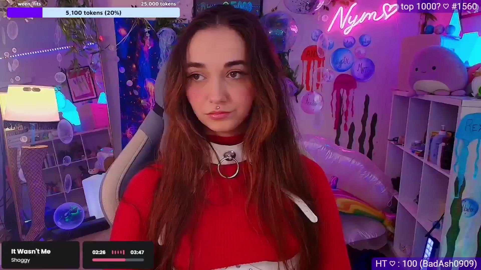 Gallery image thumbnail from Nym_x's myfreecams stream on, 08/11/2025, 03:56 image 8 of 20