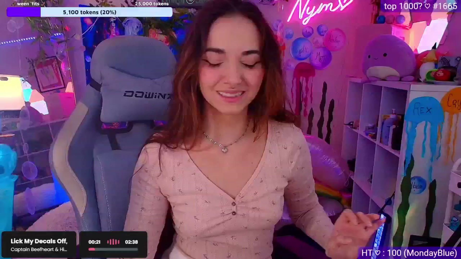 Gallery image thumbnail from Nym_x's myfreecams stream on, 08/14/2025, 04:09 image 6 of 20