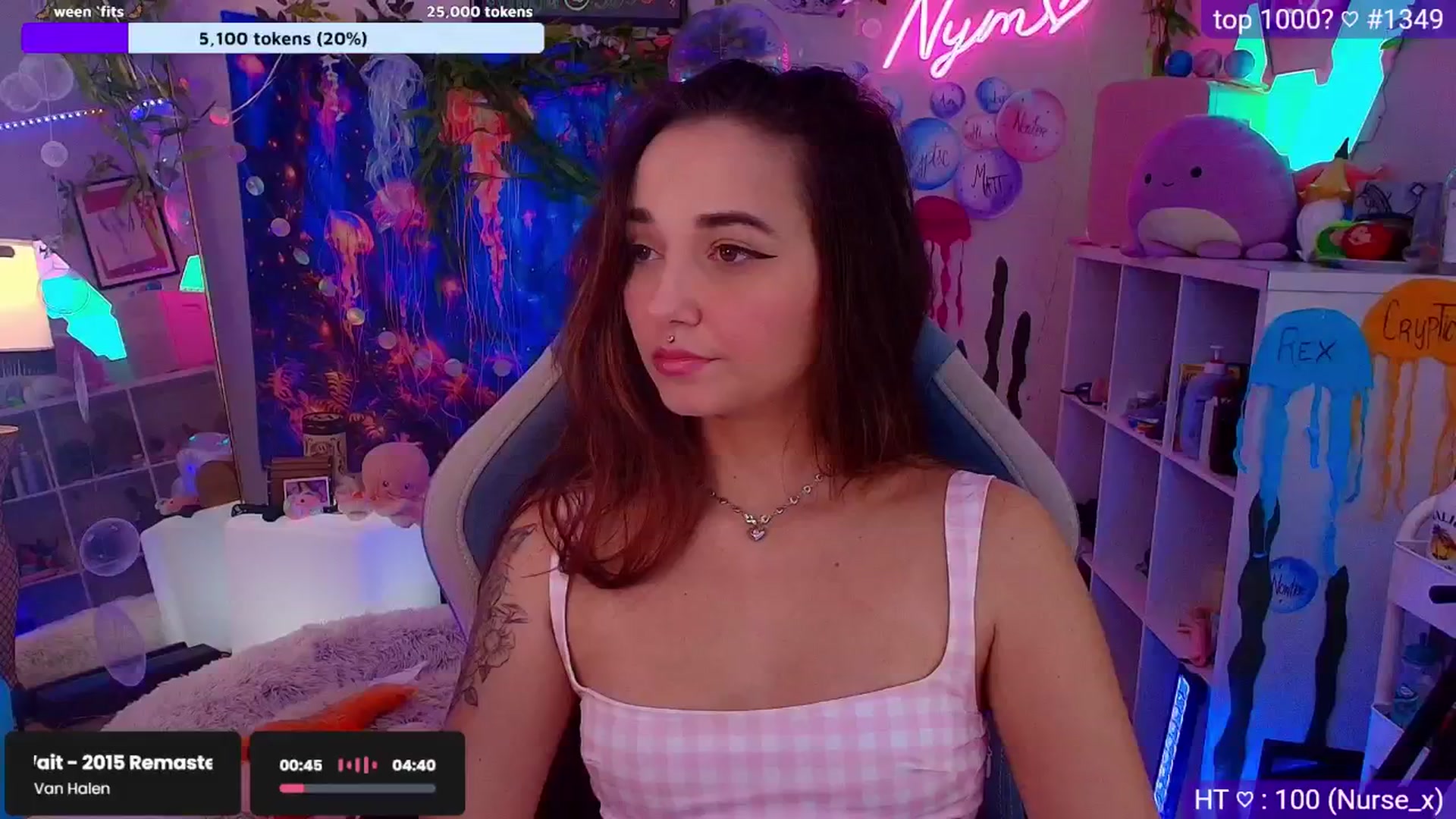 Gallery image thumbnail from Nym_x's myfreecams stream on, 08/18/2025, 03:45 image 9 of 20