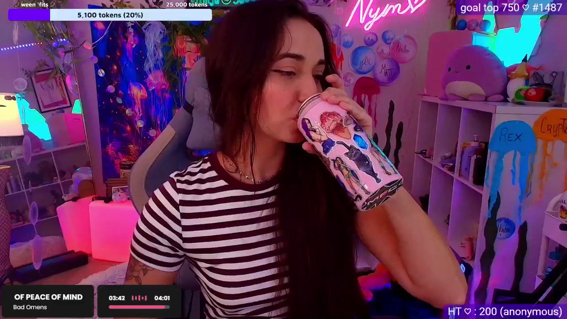 Gallery image thumbnail from Nym_x's myfreecams stream on, 08/21/2025, 04:16 image 6 of 20