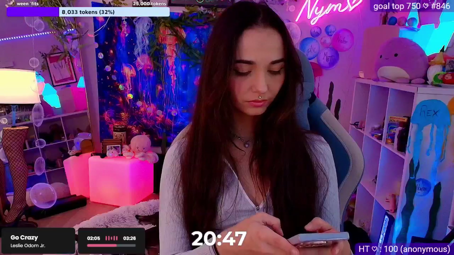 Gallery image thumbnail from Nym_x's myfreecams stream on, 08/28/2025, 03:46 image 11 of 20
