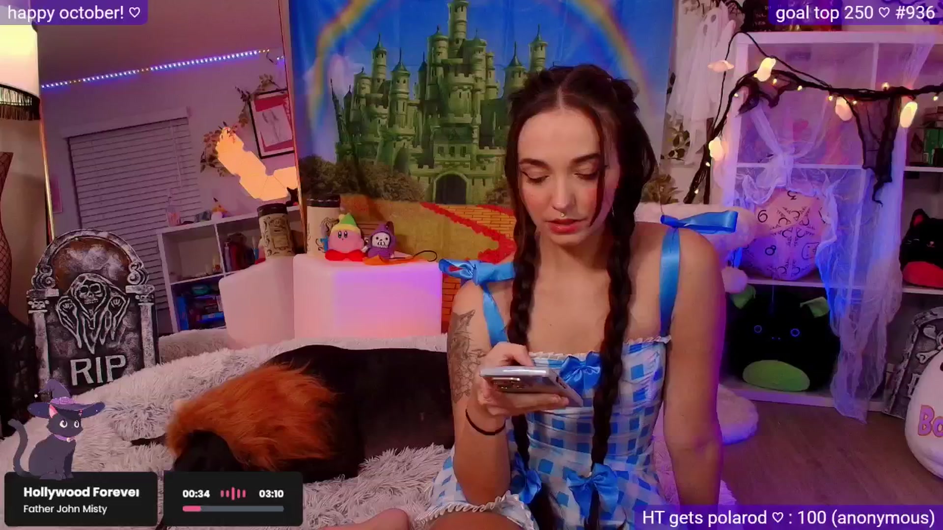 Gallery image thumbnail from Nym_x's myfreecams stream on, 10/04/2025, 24:35 image 4 of 20