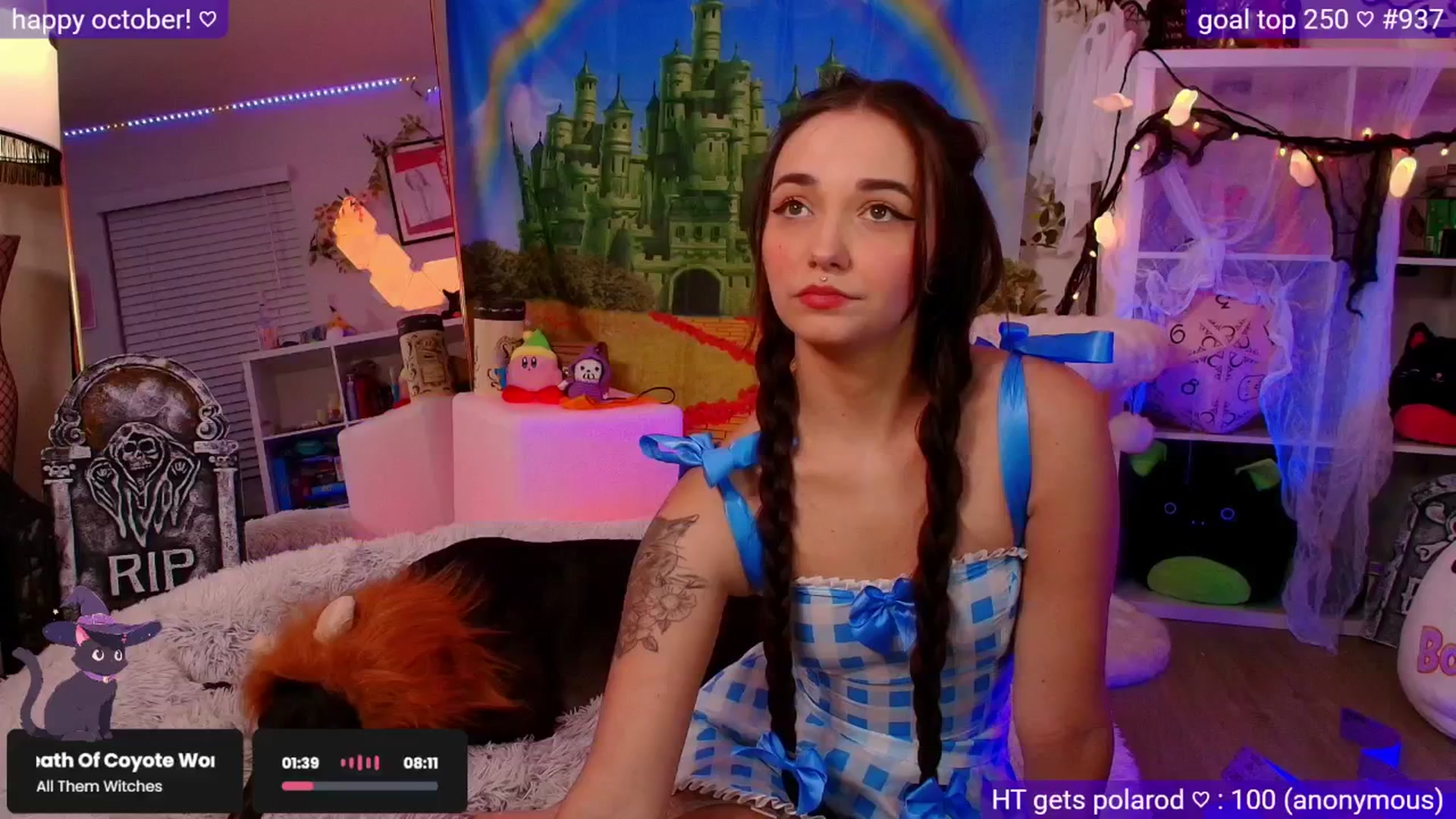Gallery image thumbnail from Nym_x's myfreecams stream on, 10/04/2025, 24:35 image 17 of 20