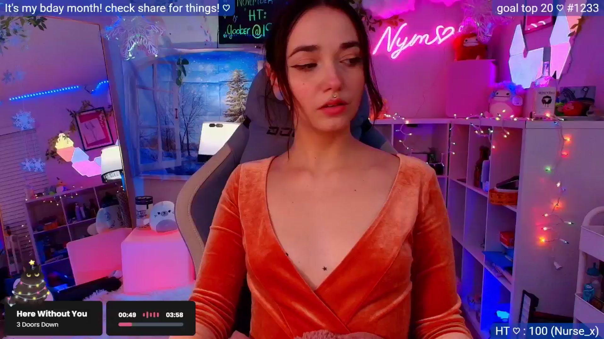 Gallery image thumbnail from Nym_x's myfreecams stream on, 12/01/2025, 08:22 image 11 of 20