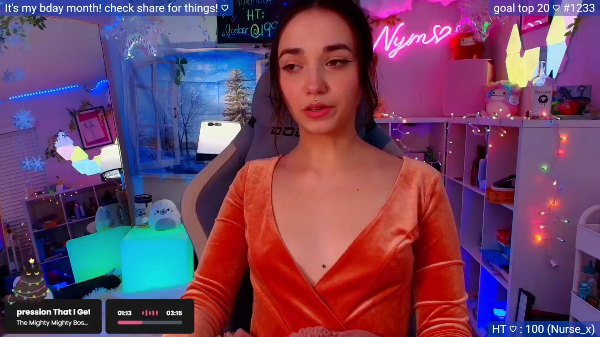 Gallery image thumbnail from Nym_x's myfreecams stream on, 12/01/2025, 08:22 image 18 of 20
