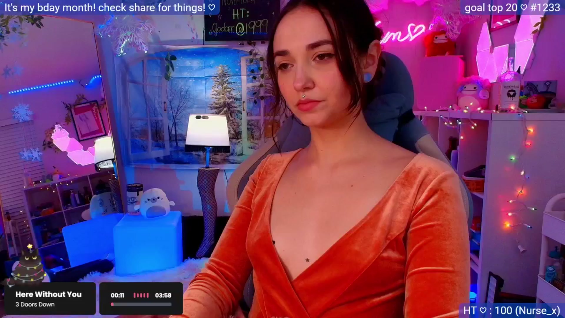 Gallery image thumbnail from Nym_x's myfreecams stream on, 12/01/2025, 08:22 image 10 of 20