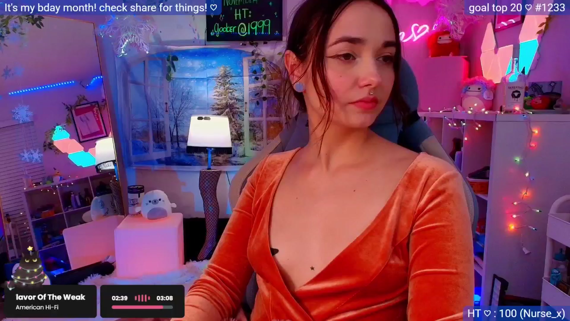 Gallery image thumbnail from Nym_x's myfreecams stream on, 12/01/2025, 08:22 image 9 of 20