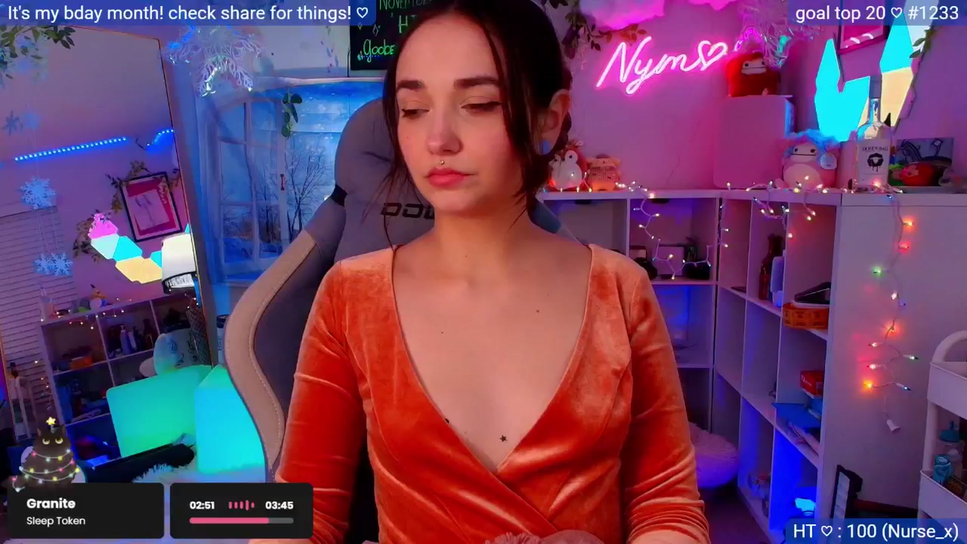 Gallery image thumbnail from Nym_x's myfreecams stream on, 12/01/2025, 08:22 image 3 of 20