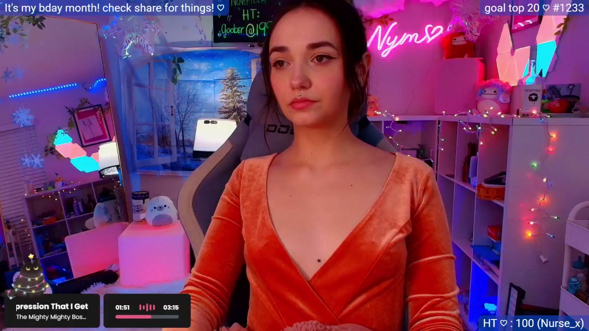 Gallery image thumbnail from Nym_x's myfreecams stream on, 12/01/2025, 08:22 image 19 of 20