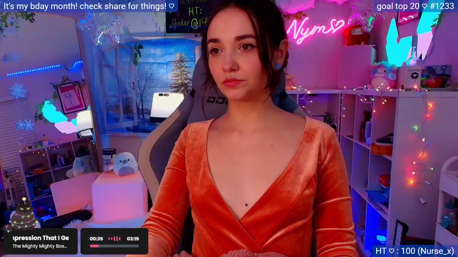 Gallery image thumbnail from Nym_x's myfreecams stream on, 12/01/2025, 08:22 image 17 of 20