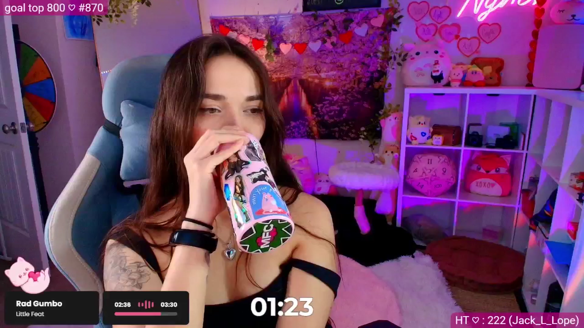 Gallery image thumbnail from Nym_x's myfreecams stream on, 02/08/2026, 05:22 image 17 of 20