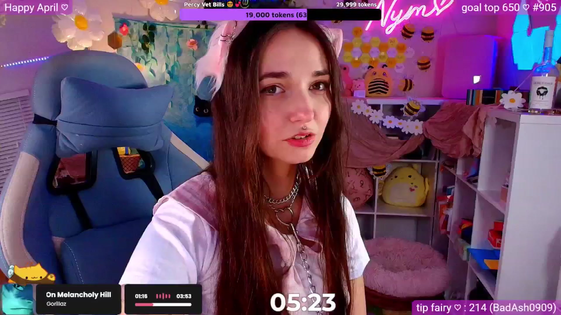 Gallery image thumbnail from Nym_x's myfreecams stream on, 04/19/2026, 04:52 image 13 of 20