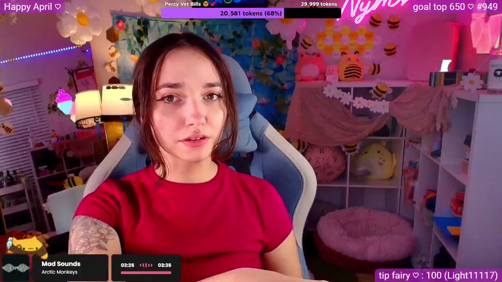 Gallery image thumbnail from Nym_x's myfreecams stream on, 04/23/2026, 02:53 image 9 of 20