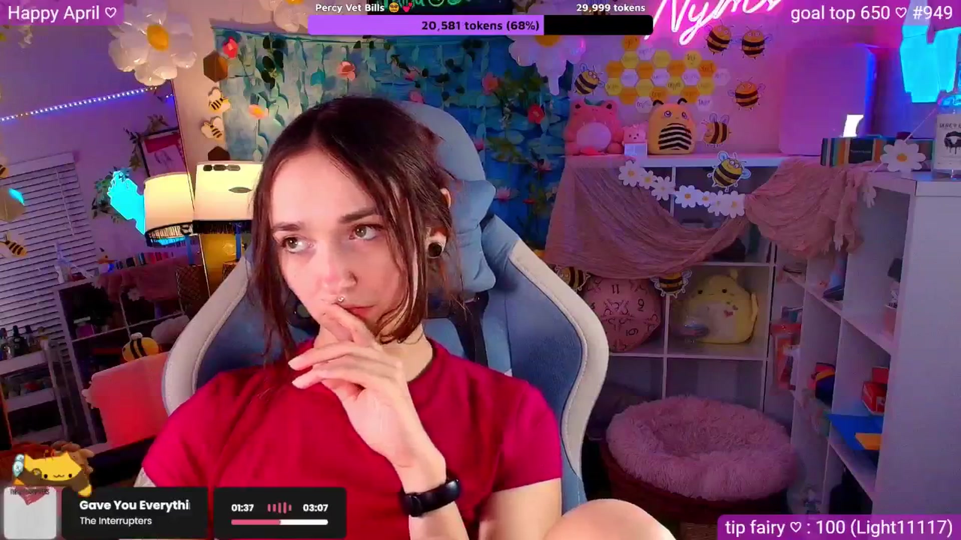 Gallery image thumbnail from Nym_x's myfreecams stream on, 04/23/2026, 02:53 image 13 of 20