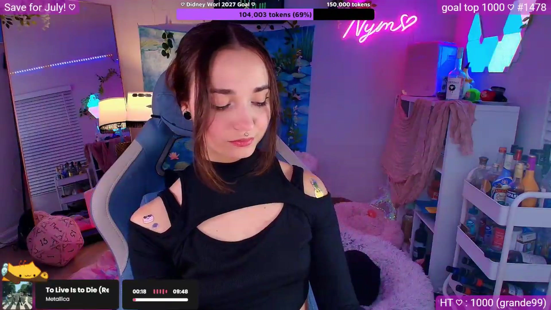 Gallery image thumbnail from Nym_x's myfreecams stream on, 06/07/2026, 04:36 image 12 of 20