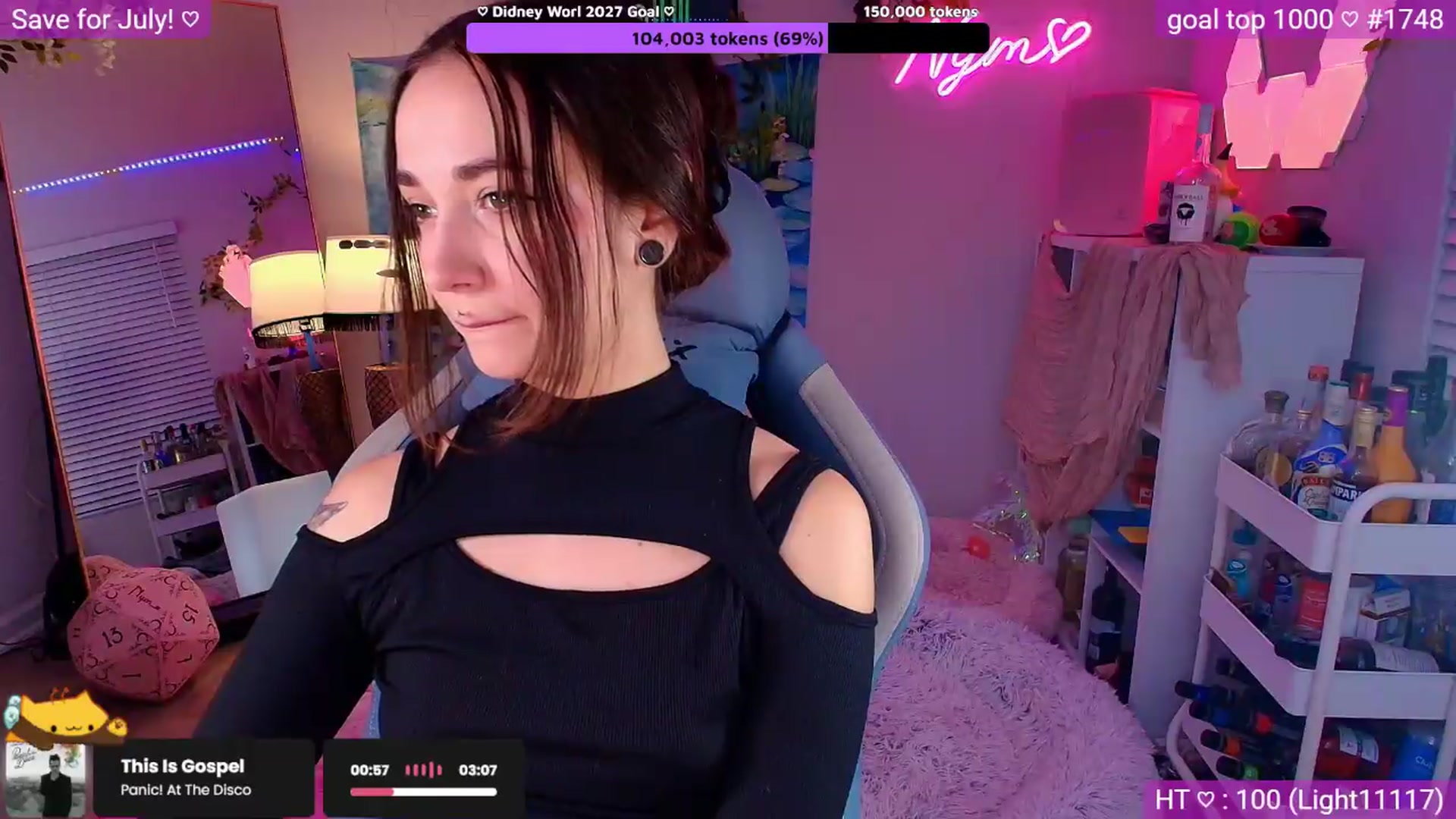 Gallery image thumbnail from Nym_x's myfreecams stream on, 06/07/2026, 04:36 image 8 of 20