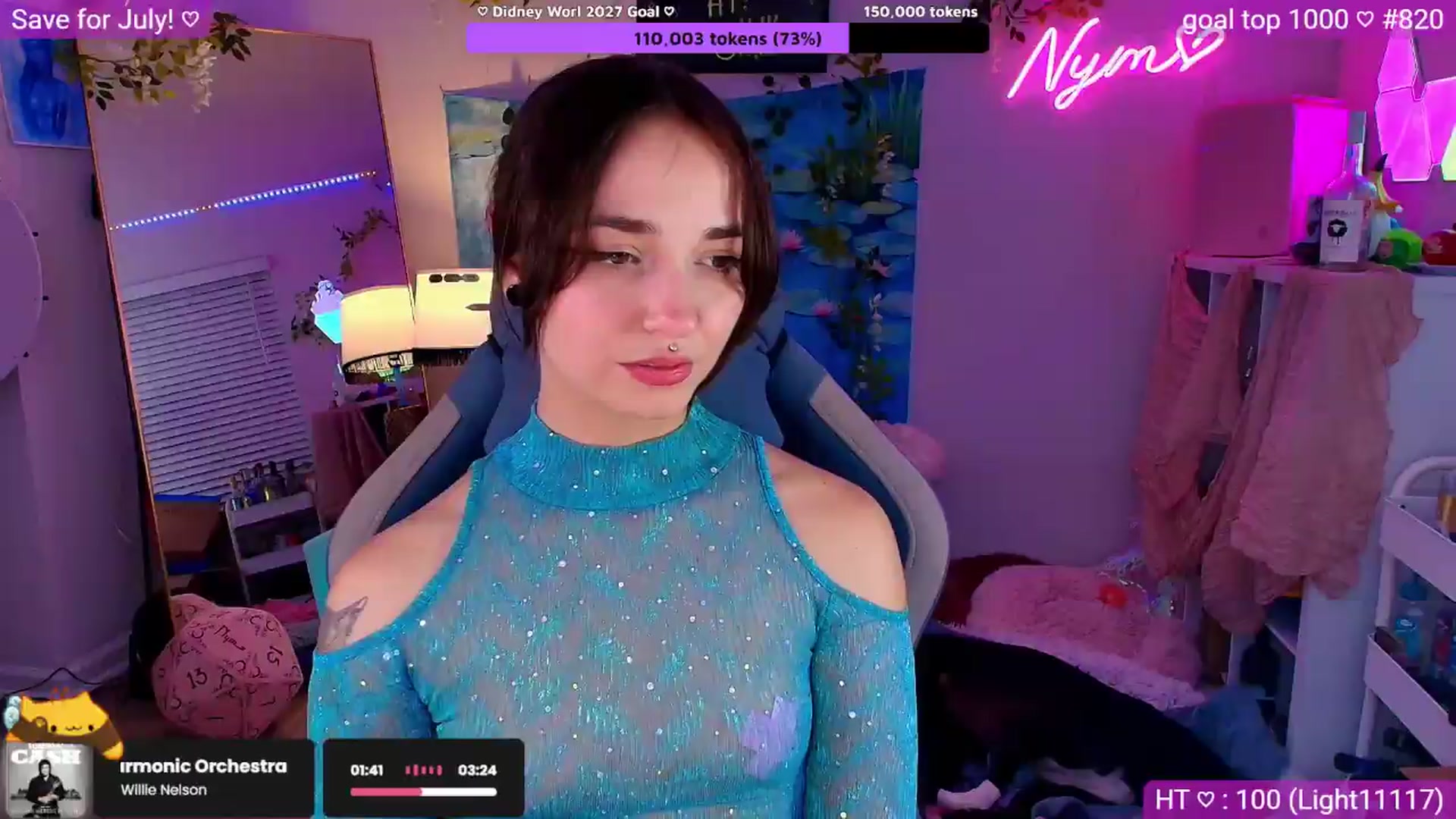 Gallery image thumbnail from Nym_x's myfreecams stream on, 06/13/2026, 04:07 image 6 of 20