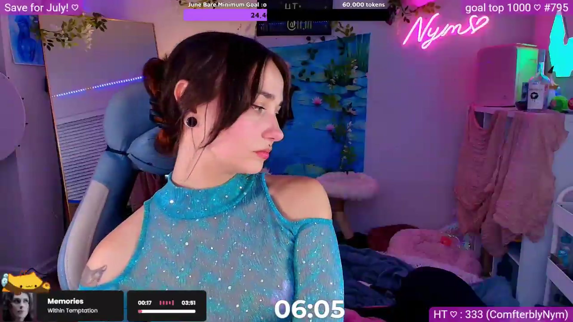 Gallery image thumbnail from Nym_x's myfreecams stream on, 06/13/2026, 04:07 image 13 of 20