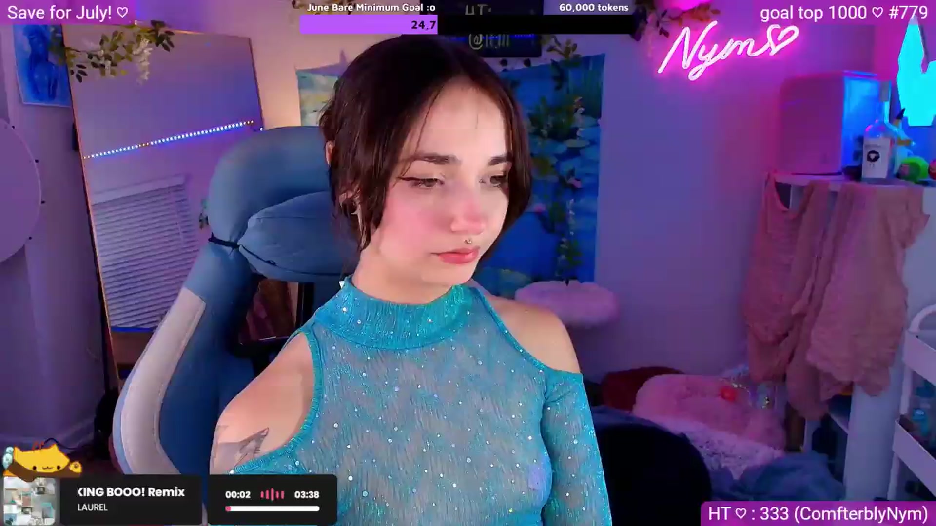 Gallery image thumbnail from Nym_x's myfreecams stream on, 06/13/2026, 04:07 image 15 of 20