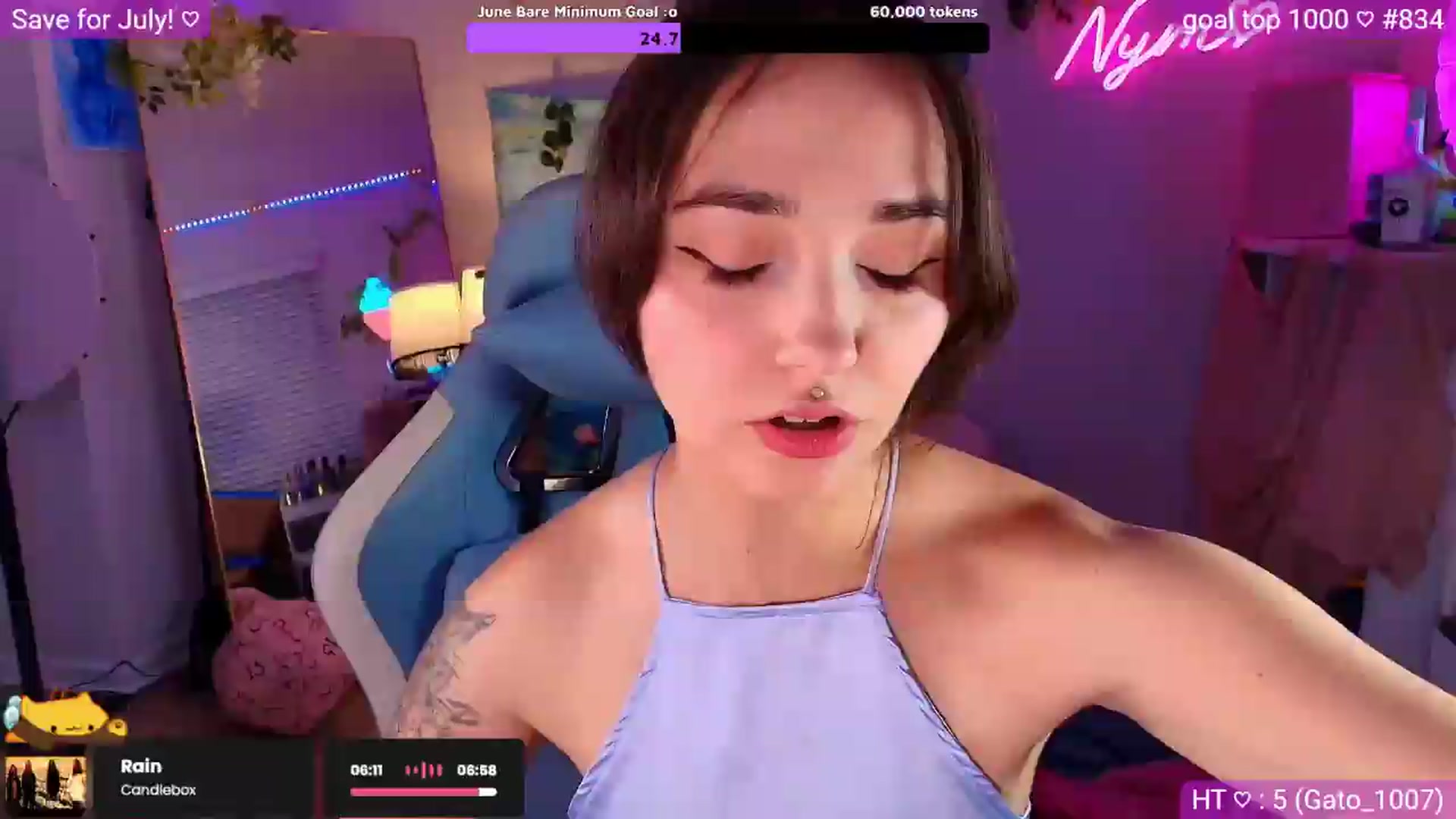 Gallery image thumbnail from Nym_x's myfreecams stream on, 06/14/2026, 04:17 image 6 of 20