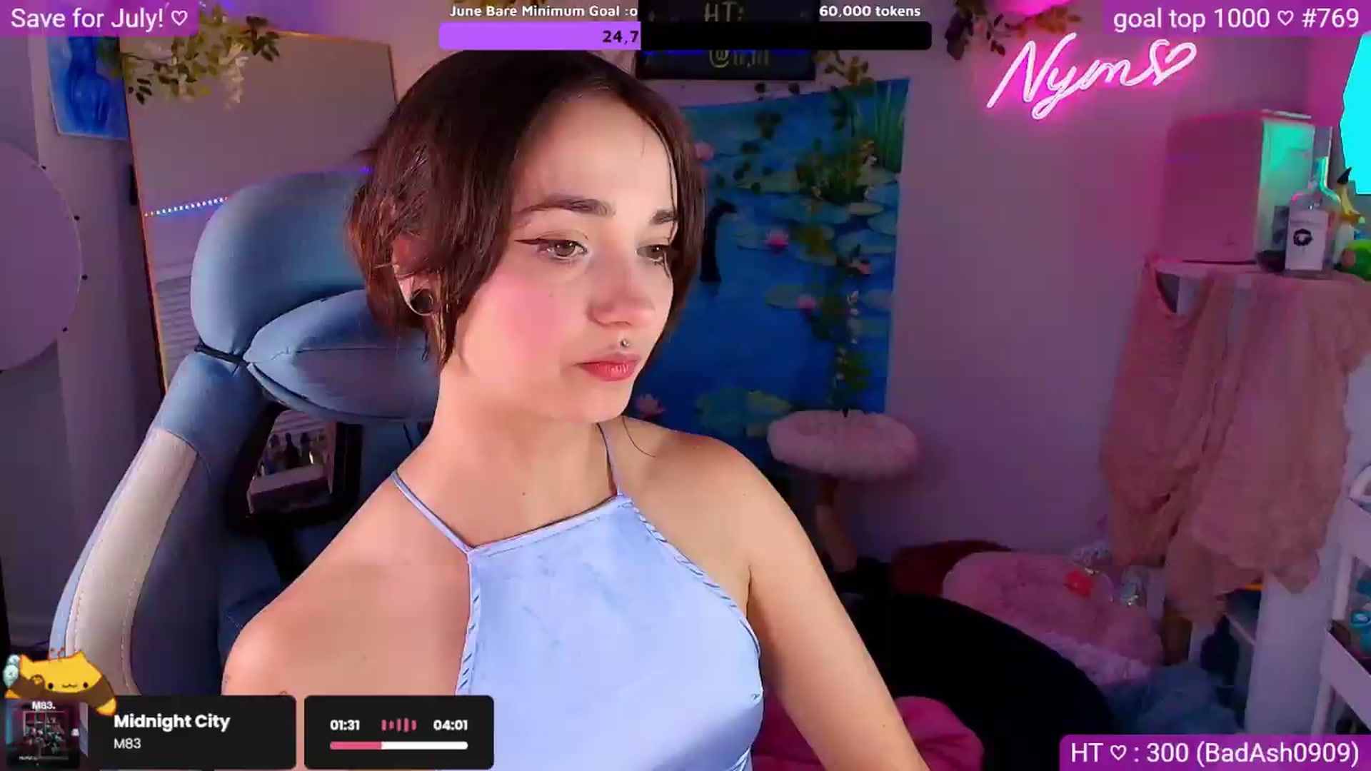 Gallery image thumbnail from Nym_x's myfreecams stream on, 06/14/2026, 04:17 image 11 of 20