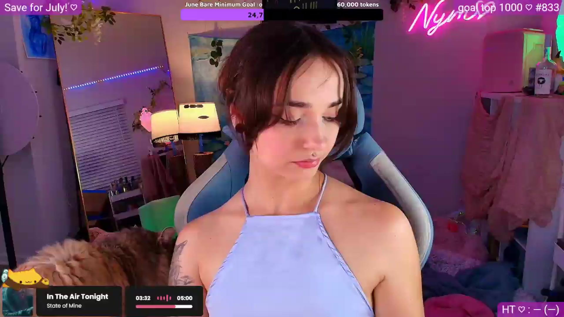 Gallery image thumbnail from Nym_x's myfreecams stream on, 06/14/2026, 04:17 image 3 of 20