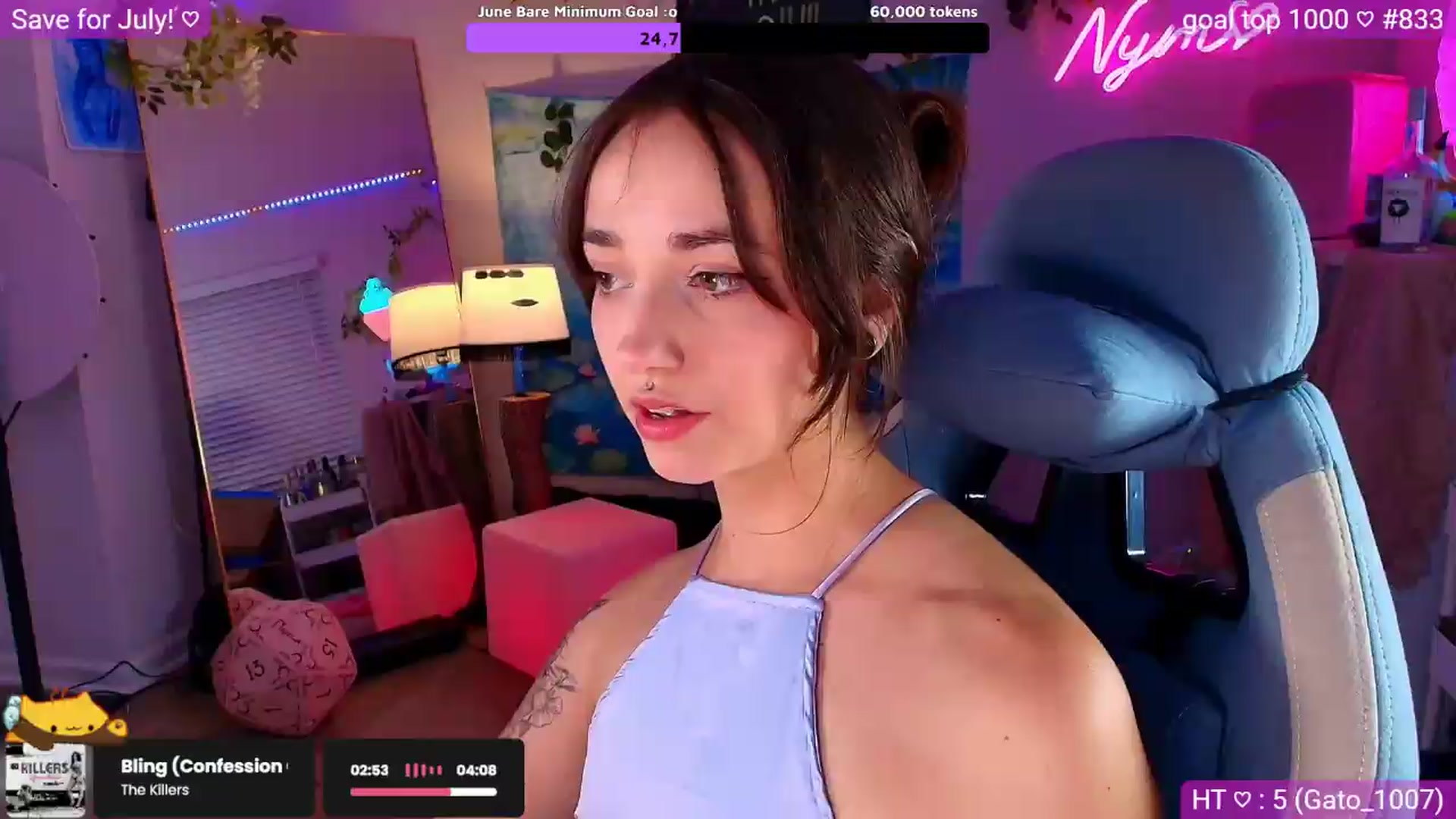 Gallery image thumbnail from Nym_x's myfreecams stream on, 06/14/2026, 04:17 image 4 of 20