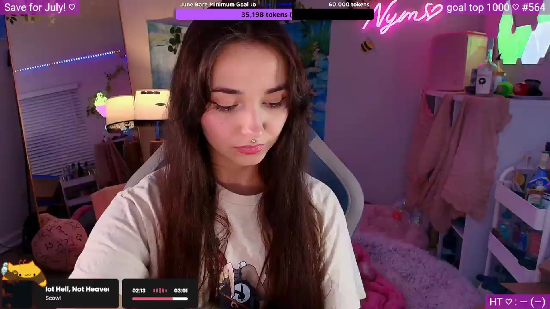 Gallery image thumbnail from Nym_x's myfreecams stream on, 06/15/2026, 04:07 image 1 of 20