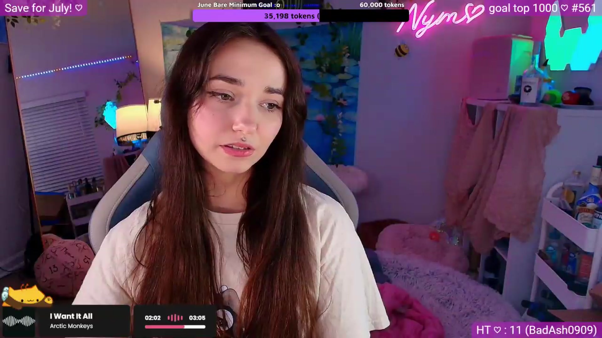 Gallery image thumbnail from Nym_x's myfreecams stream on, 06/15/2026, 04:07 image 5 of 20
