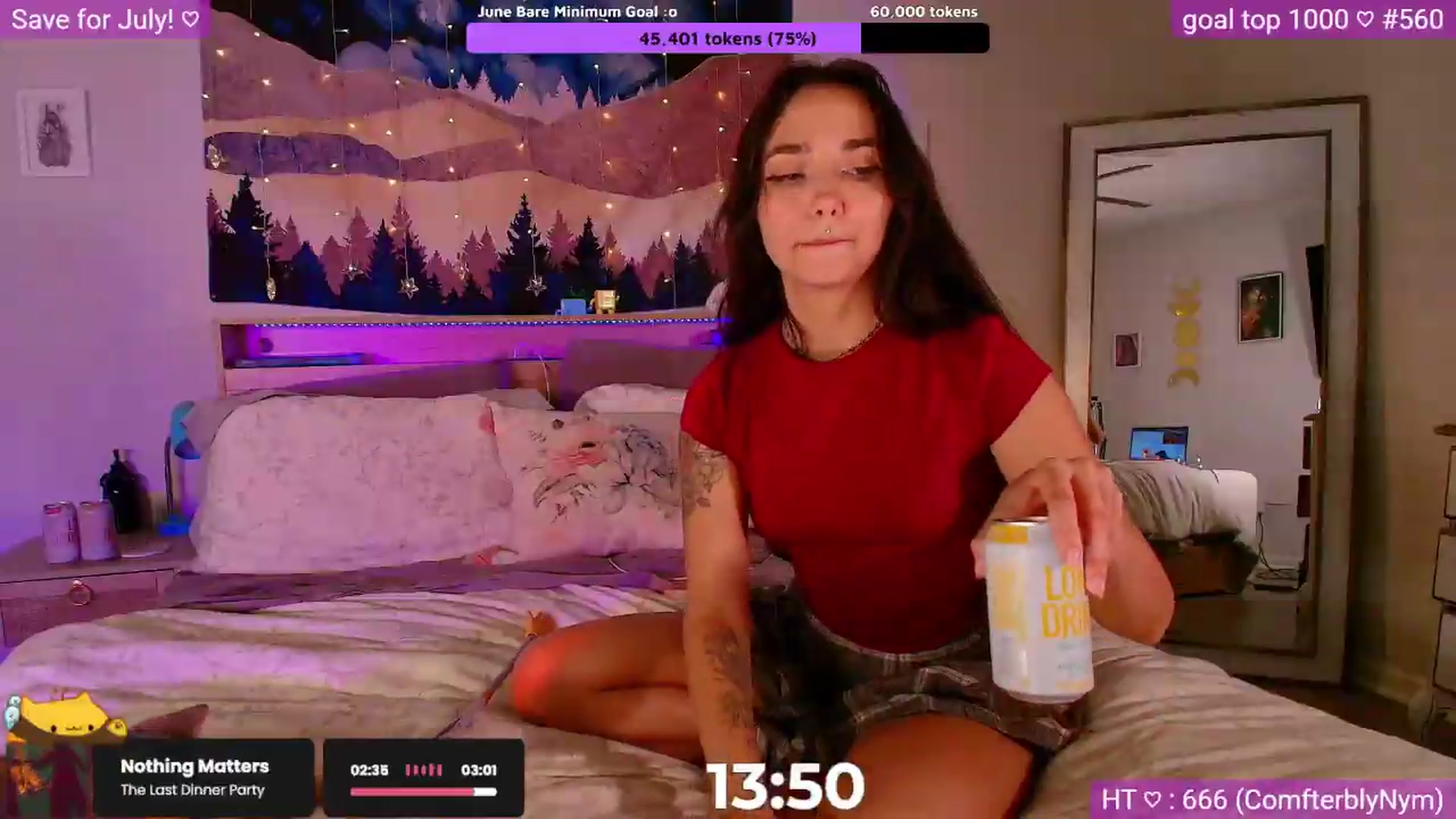Gallery image thumbnail from Nym_x's myfreecams stream on, 06/20/2026, 04:38 image 9 of 20