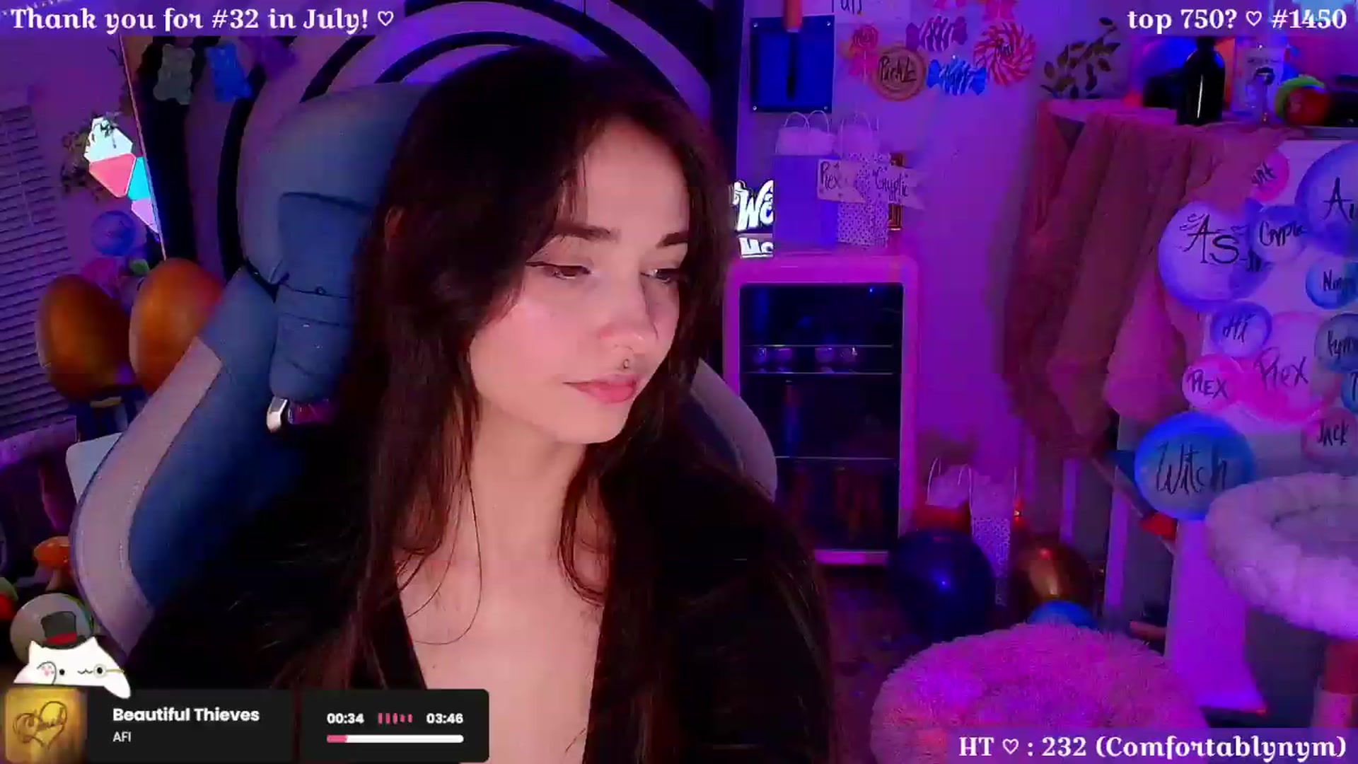 Gallery image thumbnail from Nym_x's myfreecams stream on, 08/09/2026, 04:05 image 9 of 20
