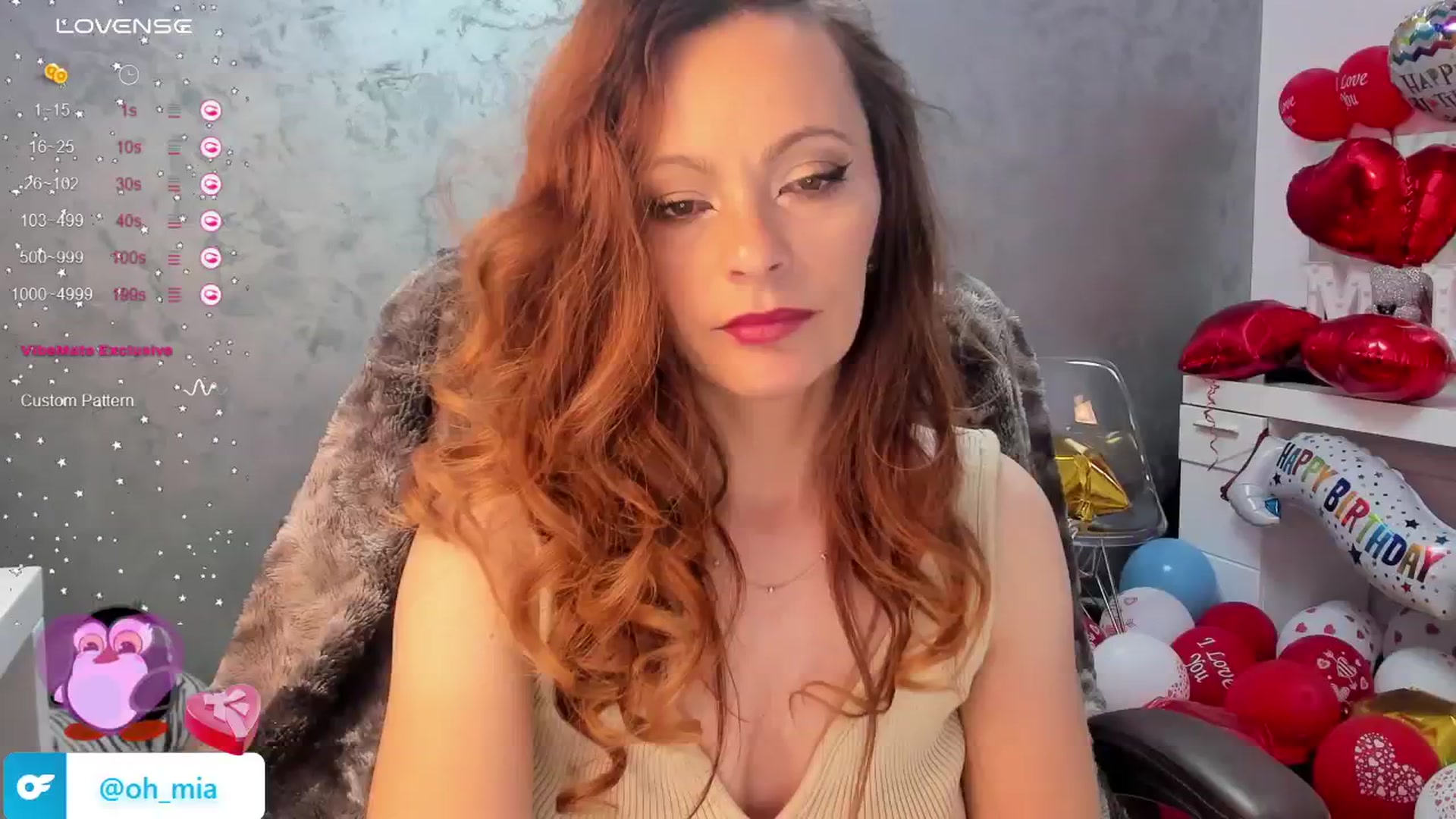 Gallery image thumbnail from OhMyBirthday's myfreecams stream on, 06/16/2024, 08:20 image 16 of 20