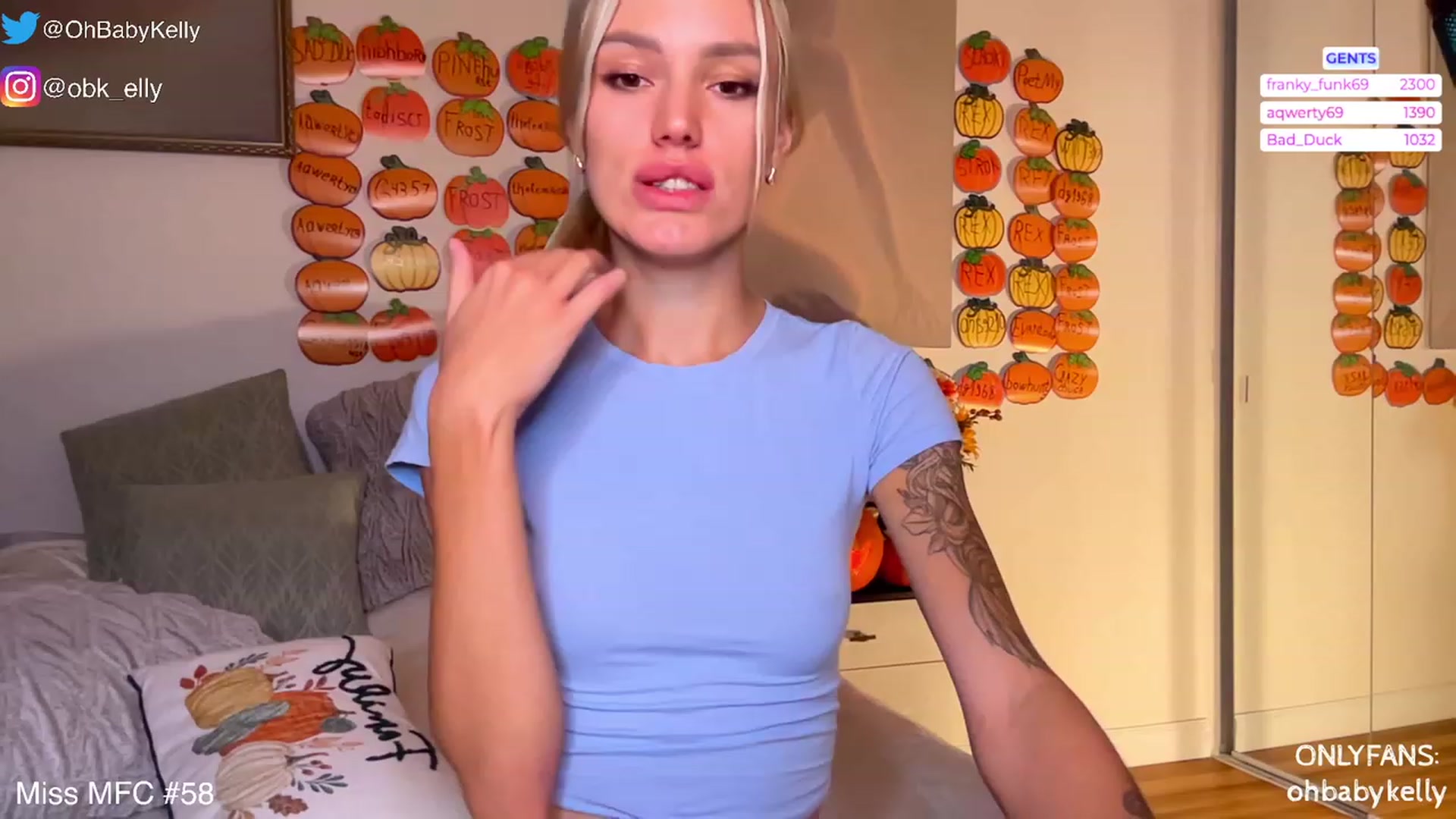 Gallery image thumbnail from Ohbabykelly's myfreecams stream on, 10/29/2023, 23:48 image 20 of 20
