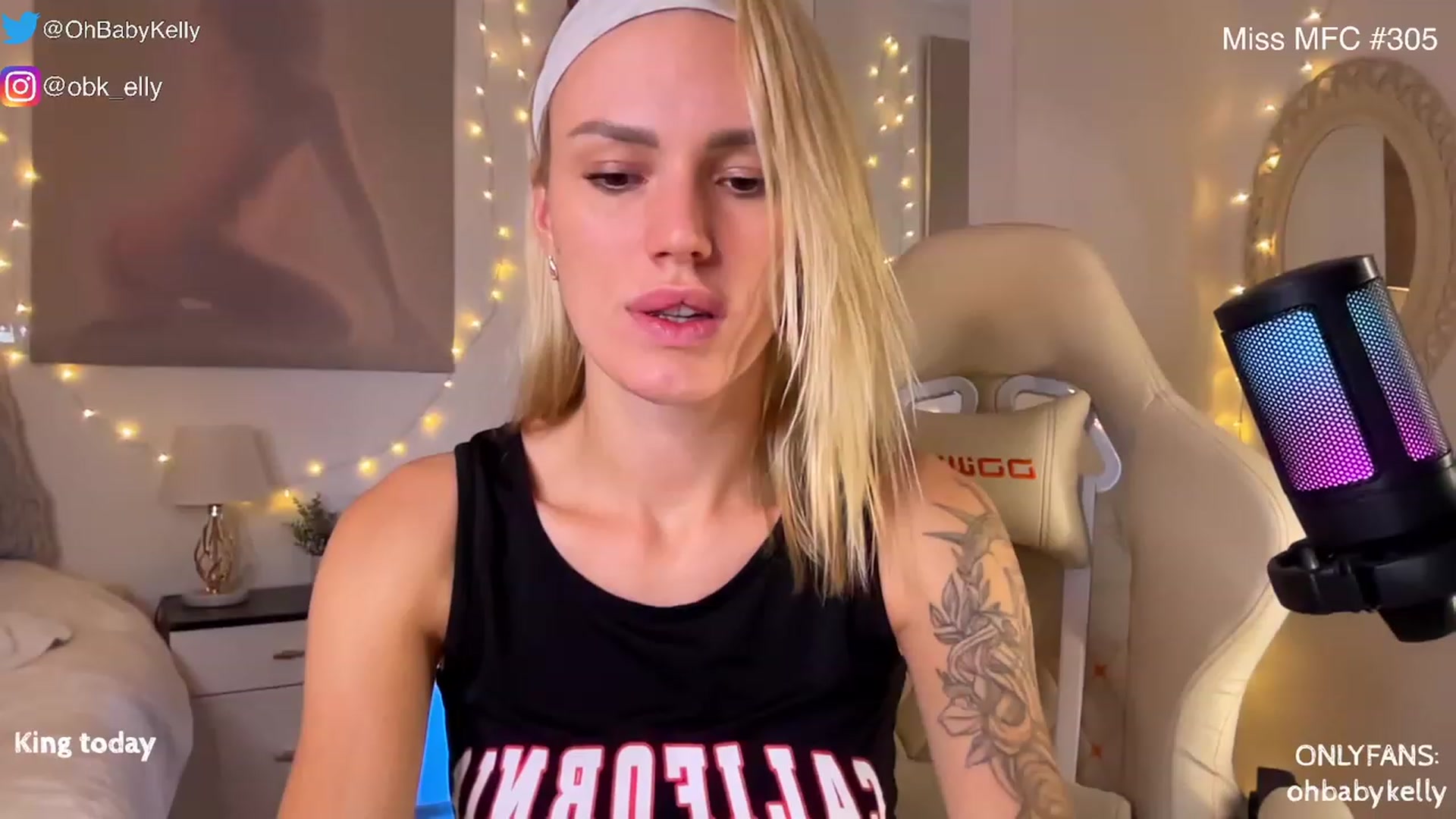 Gallery image thumbnail from Ohbabykelly's myfreecams stream on, 01/29/2024, 24:50 image 4 of 20