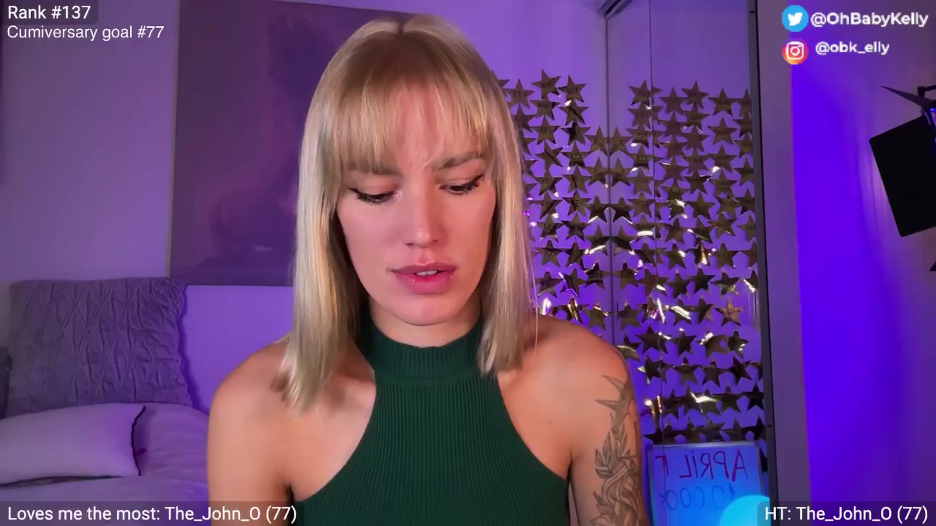 Gallery image thumbnail from Ohbabykelly's myfreecams stream on, 04/24/2025, 20:14 image 13 of 20