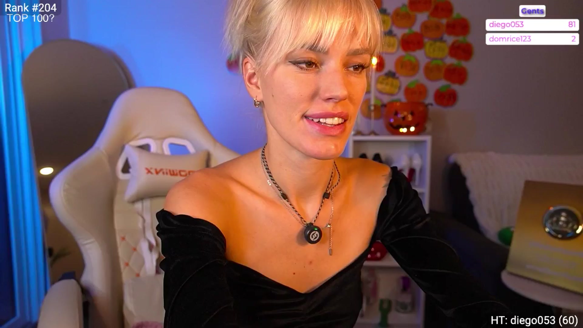 Gallery image thumbnail from Ohbabykelly's myfreecams stream on, 10/30/2025, 24:00 image 5 of 20