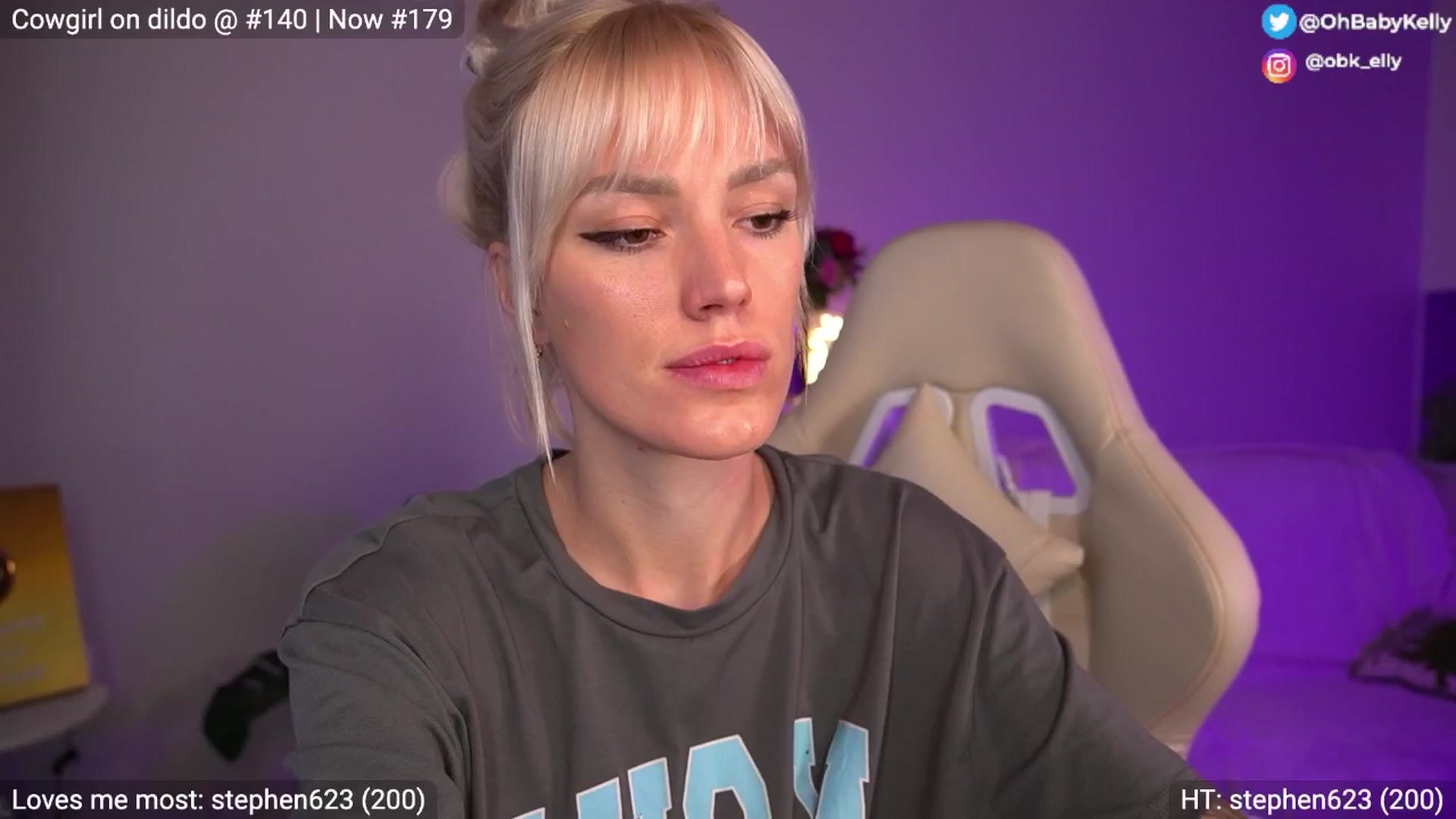 Gallery image thumbnail from Ohbabykelly's myfreecams stream on, 01/11/2026, 23:05 image 12 of 20