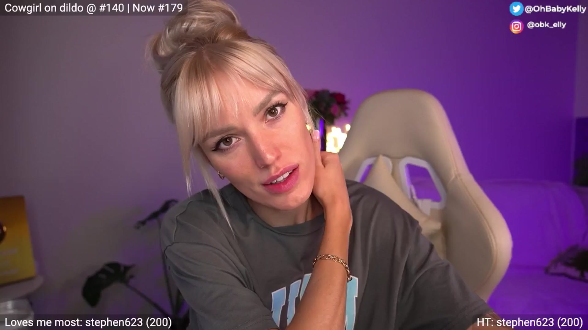Gallery image thumbnail from Ohbabykelly's myfreecams stream on, 01/11/2026, 23:05 image 14 of 20