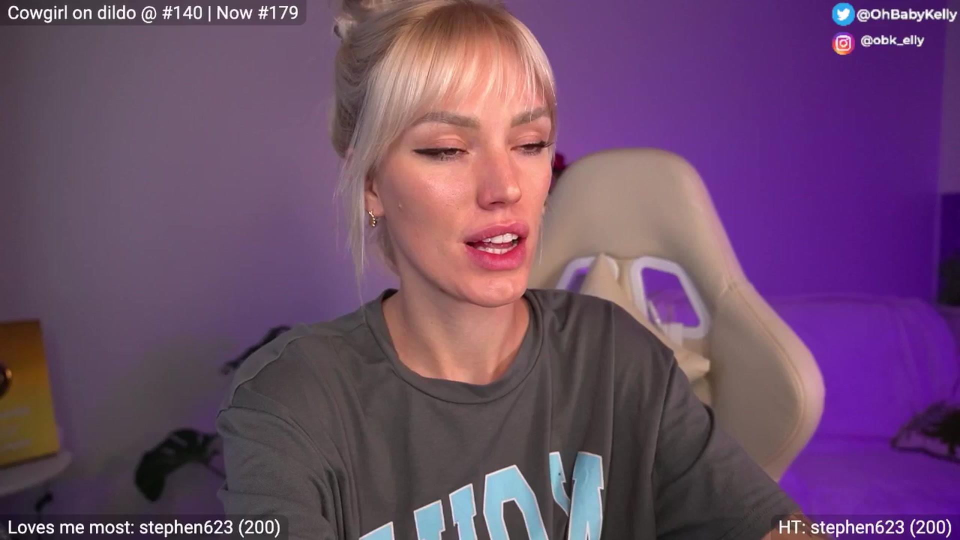 Gallery image thumbnail from Ohbabykelly's myfreecams stream on, 01/11/2026, 23:05 image 8 of 20