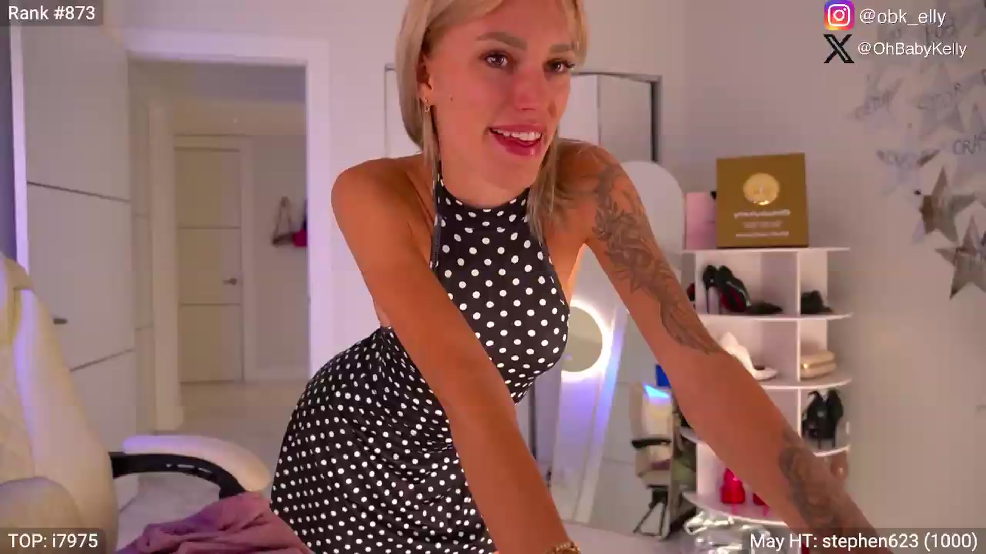 Gallery image thumbnail from Ohbabykelly's myfreecams stream on, 05/09/2026, 24:01 image 7 of 20