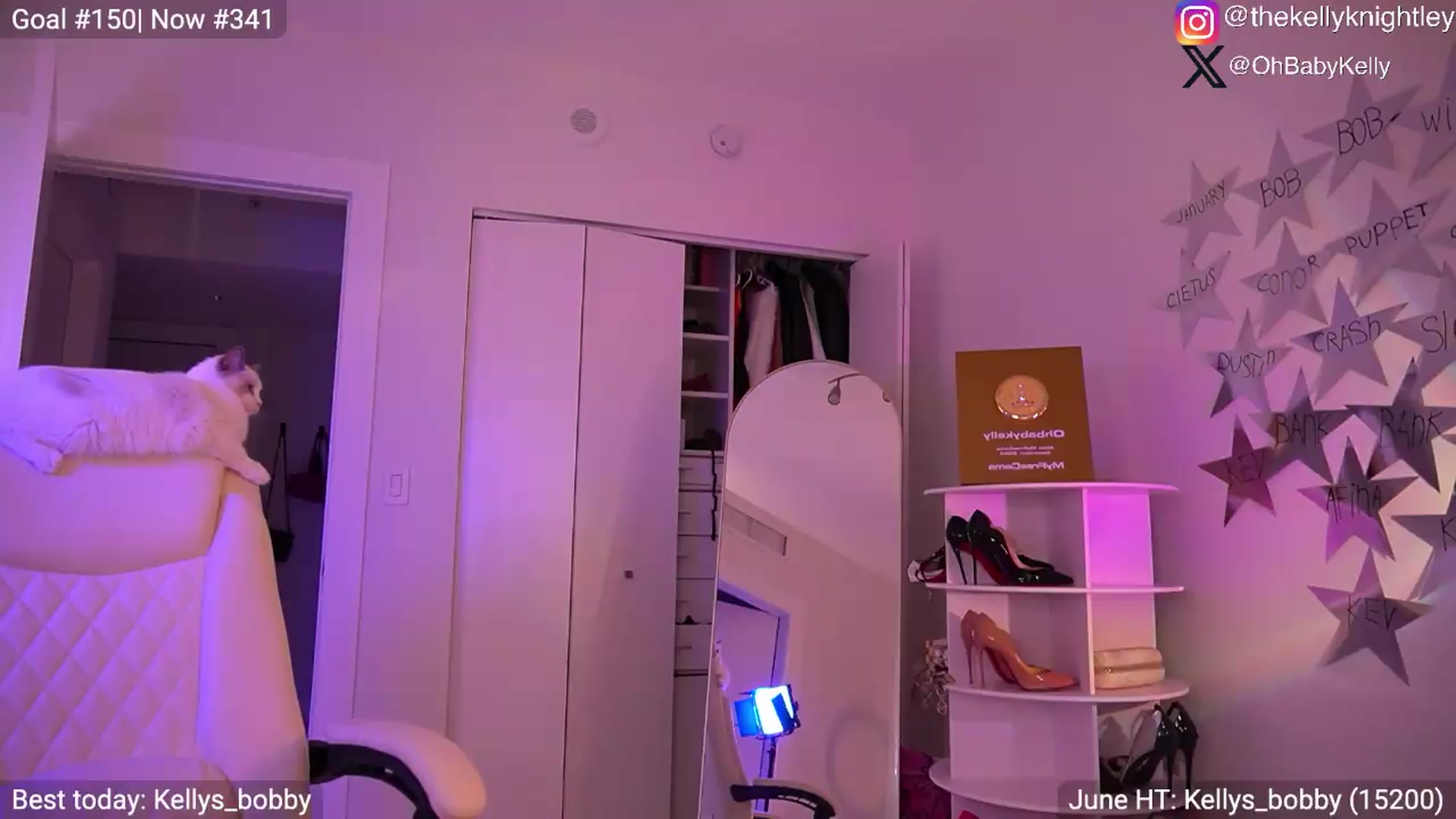 Gallery image thumbnail from Ohbabykelly's myfreecams stream on, 06/15/2026, 03:10 image 18 of 20