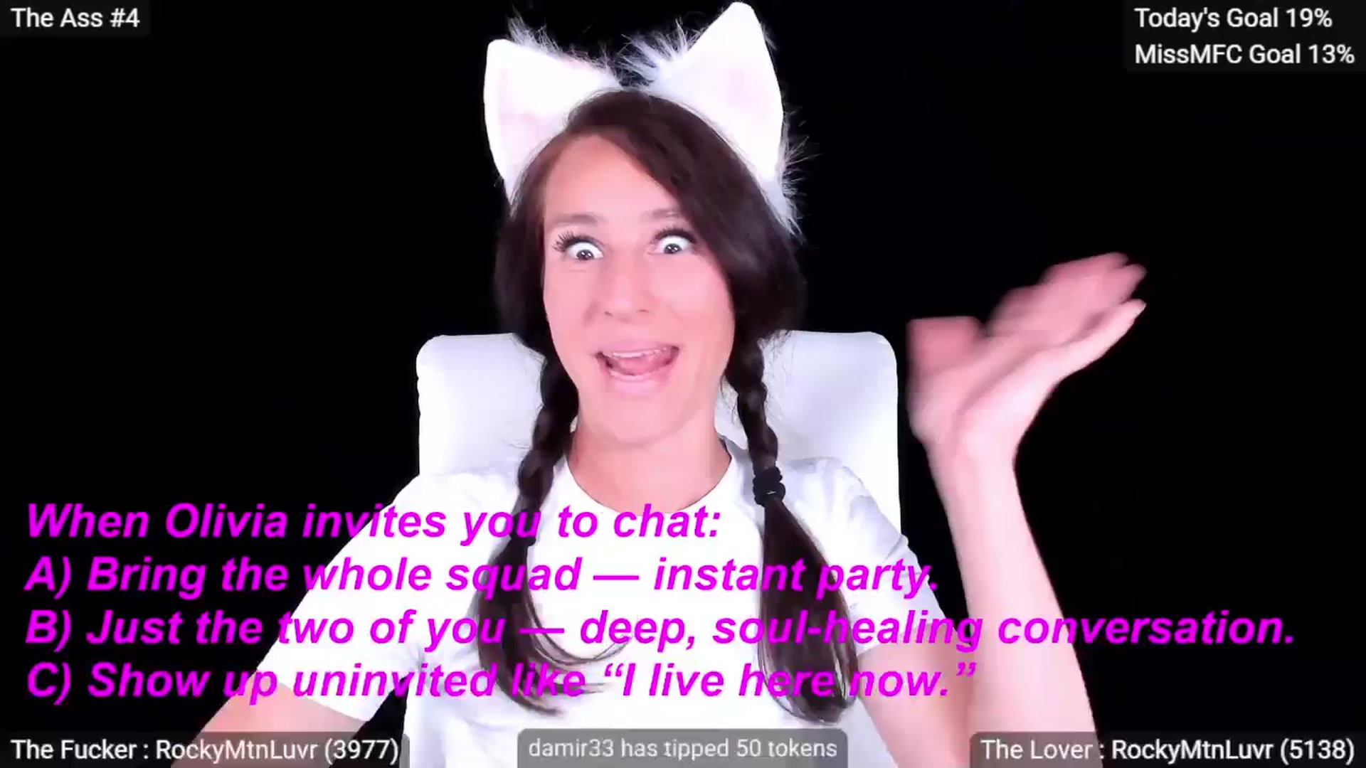 Gallery image thumbnail from Olivia's myfreecams stream on, 09/04/2025, 06:46 image 1 of 20