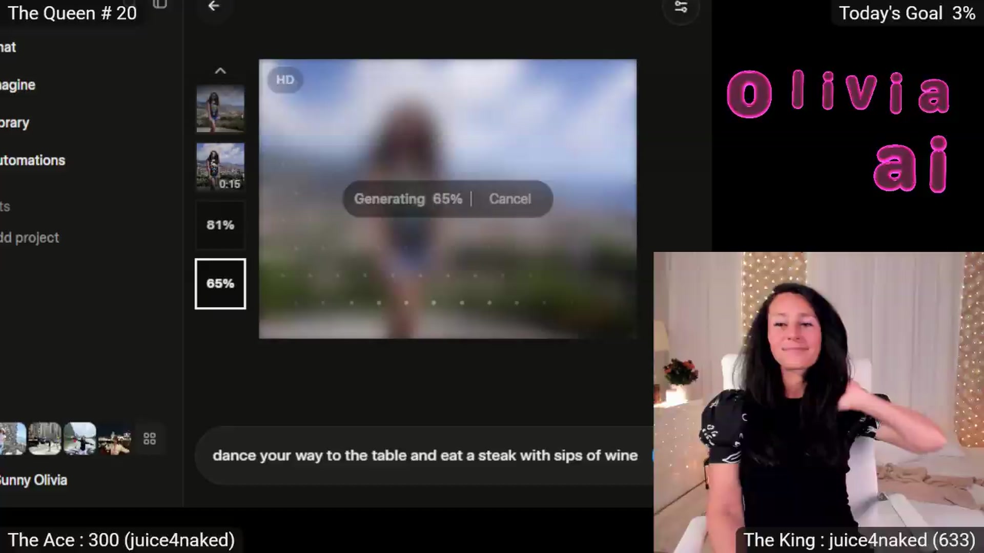 Gallery image thumbnail from Olivia's myfreecams stream on, 09/06/2026, 06:31 image 3 of 20