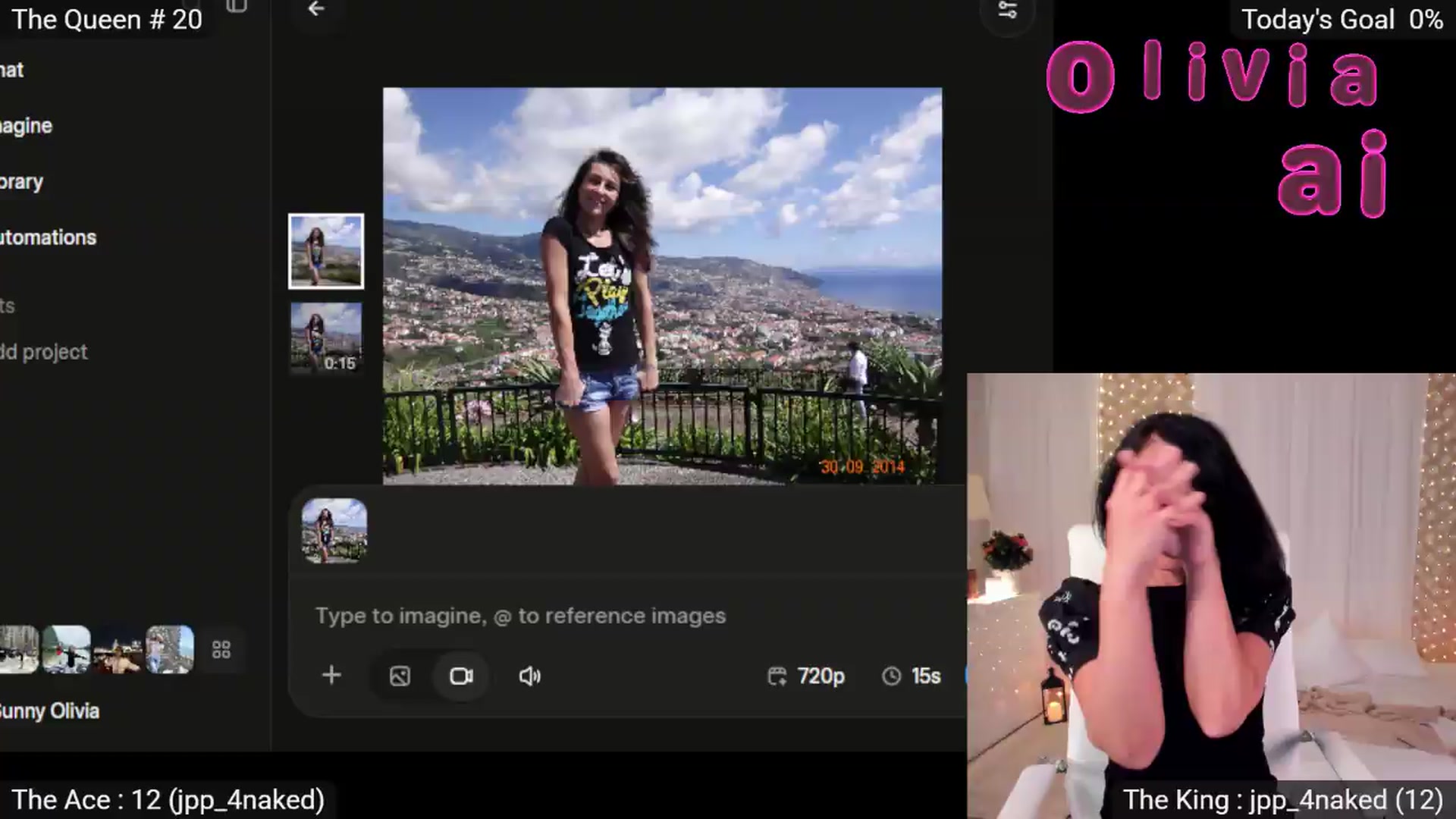 Gallery image thumbnail from Olivia's myfreecams stream on, 09/06/2026, 06:31 image 1 of 20