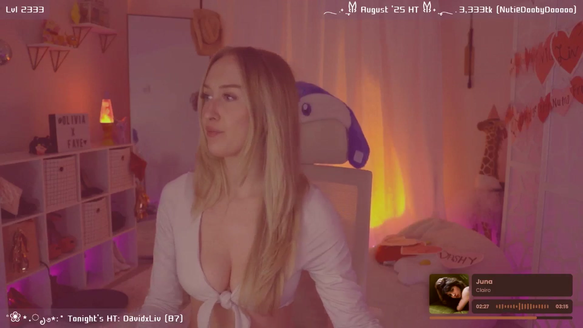 Gallery image thumbnail from OliviaxFaye's myfreecams stream on, 09/02/2025, 05:19 image 7 of 20