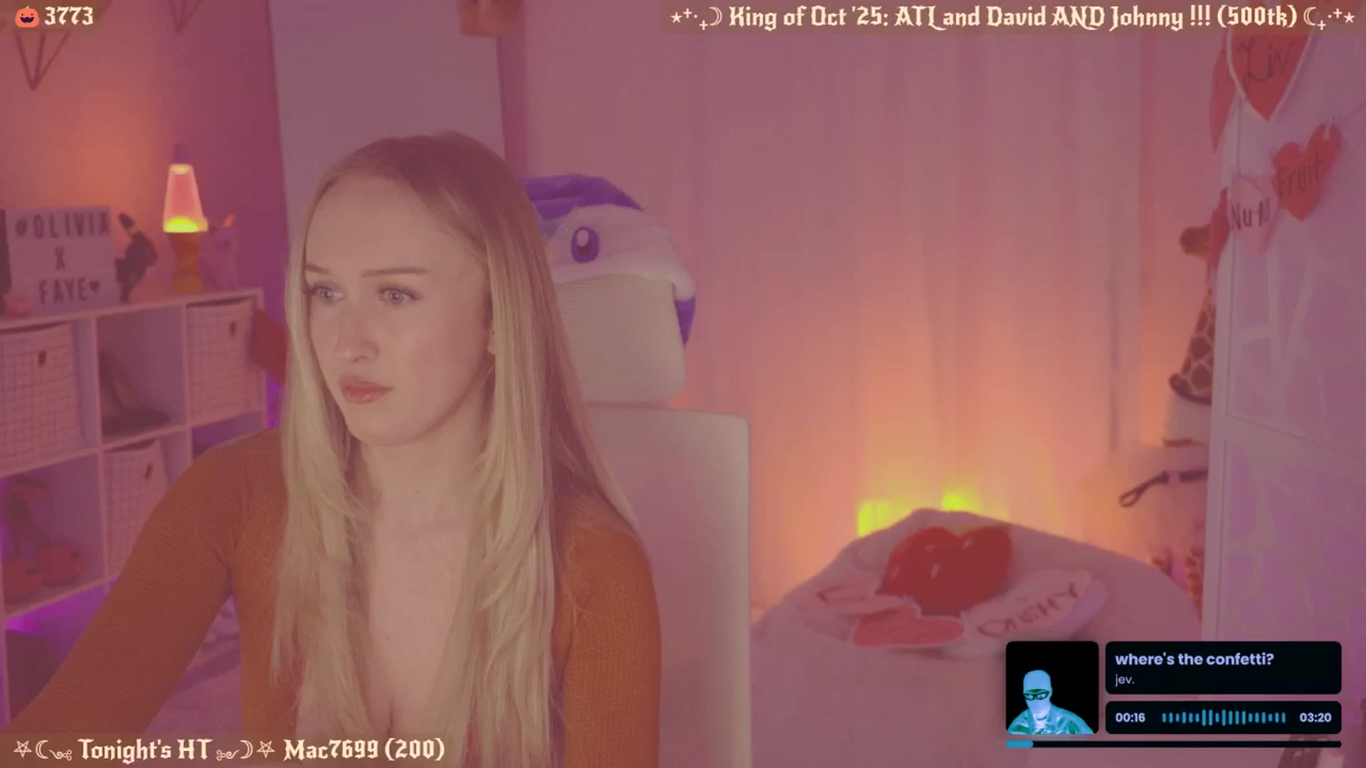 Gallery image thumbnail from OliviaxFaye's myfreecams stream on, 10/23/2025, 03:39 image 20 of 20